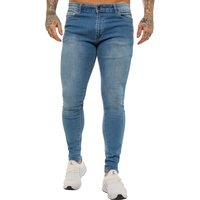 Enzo Herren Skinny Super Stretch Denim Jeans