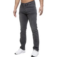 Enzo Herren Straight Fit Stretch Denim Jeans