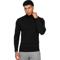 Enzo Milano | Herren Halber Reißverschluss Strickpullover