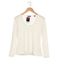 Esprit Damen Langarmshirt, weiß, Gr. 38