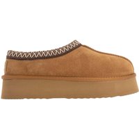 EverAu - "Wonga" Hausschuhe für Damen, Leder (Kastanie)