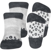 Ewers Krabbelsöckchen 2er Pack Uni grau Ewers Krabbelsöckchen 2er Pack Uni grau von Ewers