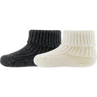 Ewers Socken 2er Pack anthrazit/beige von Ewers