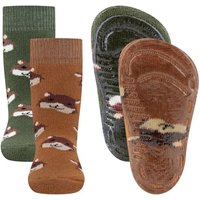 Ewers Stoppersocken SoftStep 2er-Pack Hmaster toffee/oliv von Ewers