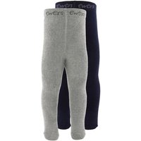Ewers Thermostrumpfhose 2er Pack Uni marine/grau von Ewers