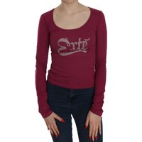 Exte Damen Verzierte Langarmbluse