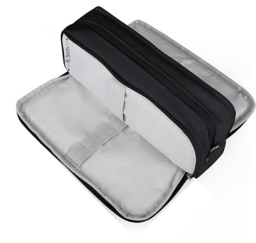 Finnacle - Multifunktionales Gehäuse für alle Altersgruppen und Zwecke: Mädchen und Jungen, Jugendliche, Kinder und Erwachsene - mit 3 geräumigen Kompartimenten und zeitlosen schwarzen Designs! von Finnacle