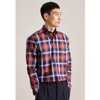 Flanellhemd Herren Orange