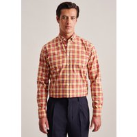 Flanellhemd Herren Orange