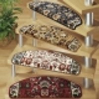 Florale Stufenmatten Grösse 151 (2er-Pack) Rot