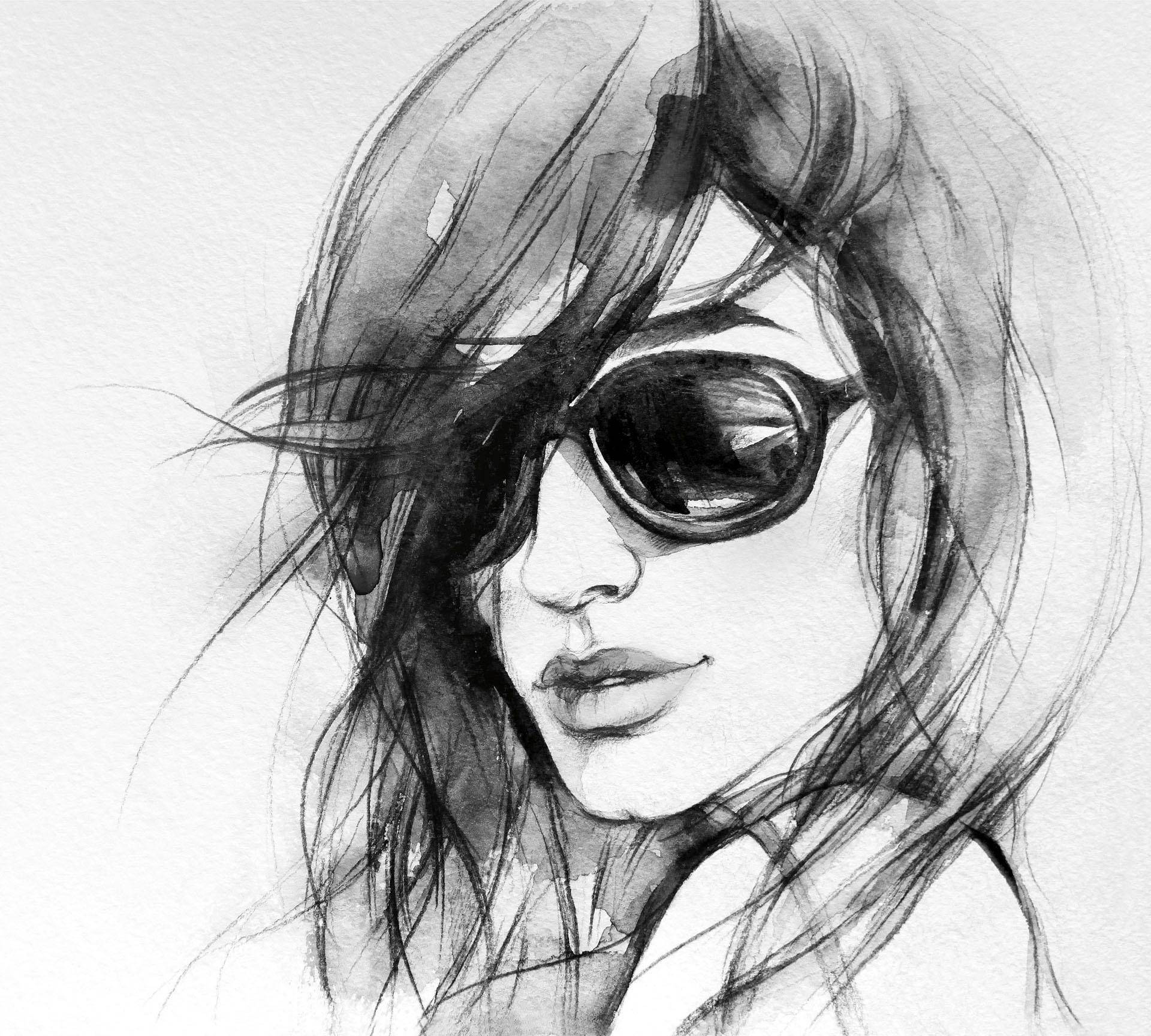 Wall-Art Vliestapete "I wear my sunglasses" von Wall-Art