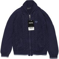 Fred Perry Jungen Strickjacke, marineblau, Gr. 116