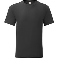 Fruit Of The Loom Herren Iconic T-Shirt (5er Pack) (Schwarz)