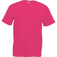 Fruit Of The Loom Herren Kurzarm T-Shirt (Fuchsienfarbig)