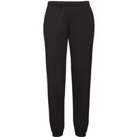 Fruit Of The Loom Herren Premium 70/30 Elastische Jogginghose / Jogging Bottoms (Schwarz)