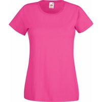 Fruit Of The Loom - T-Shirts mit kurzen Ärmeln - Damen (Fuchsia)