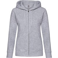 Fruit of the Loom - "Premium" Kapuzenpullover mit Kapuze für Damen (Grau meliert)