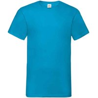 Fruit of the Loom - "Valueweight" T-Shirt V-Ausschnitt für Herren (Azure Blau)