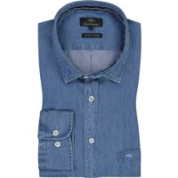 Fynch-Hatton Jeanshemd aus Baumwolle mit Logo-Stickerei von FYNCH-HATTON