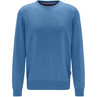 Fynch-Hatton Pullover im Baumwoll-Strick mit Logo-Stickerei von FYNCH-HATTON