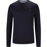 Fynch-Hatton Pullover im Baumwoll-Strick mit Logo-Stickerei von FYNCH-HATTON