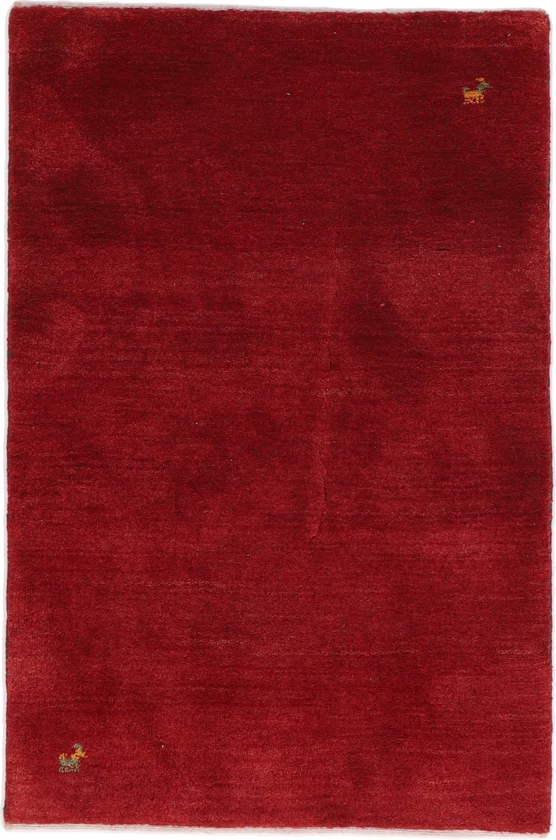 Gabbeh Perserteppich 80x120 Braun (Iran) Handgeknüpft