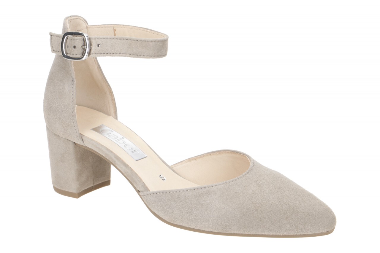 Gabor 61.340.12 grau - Riemchen Pumps f?r Damen Gabor 61.340.12 grau - Riemchen Pumps f?r Damen von Gabor