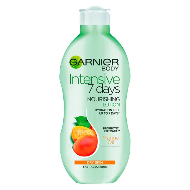 Garnier Intensive 7 Days Mango Probiotic Extract Bodylotion für Trockene Haut 400 ml von Garnier