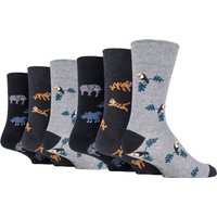 Gentle Grip - 6 Paar nicht elastische Socken für Herren - Born Free