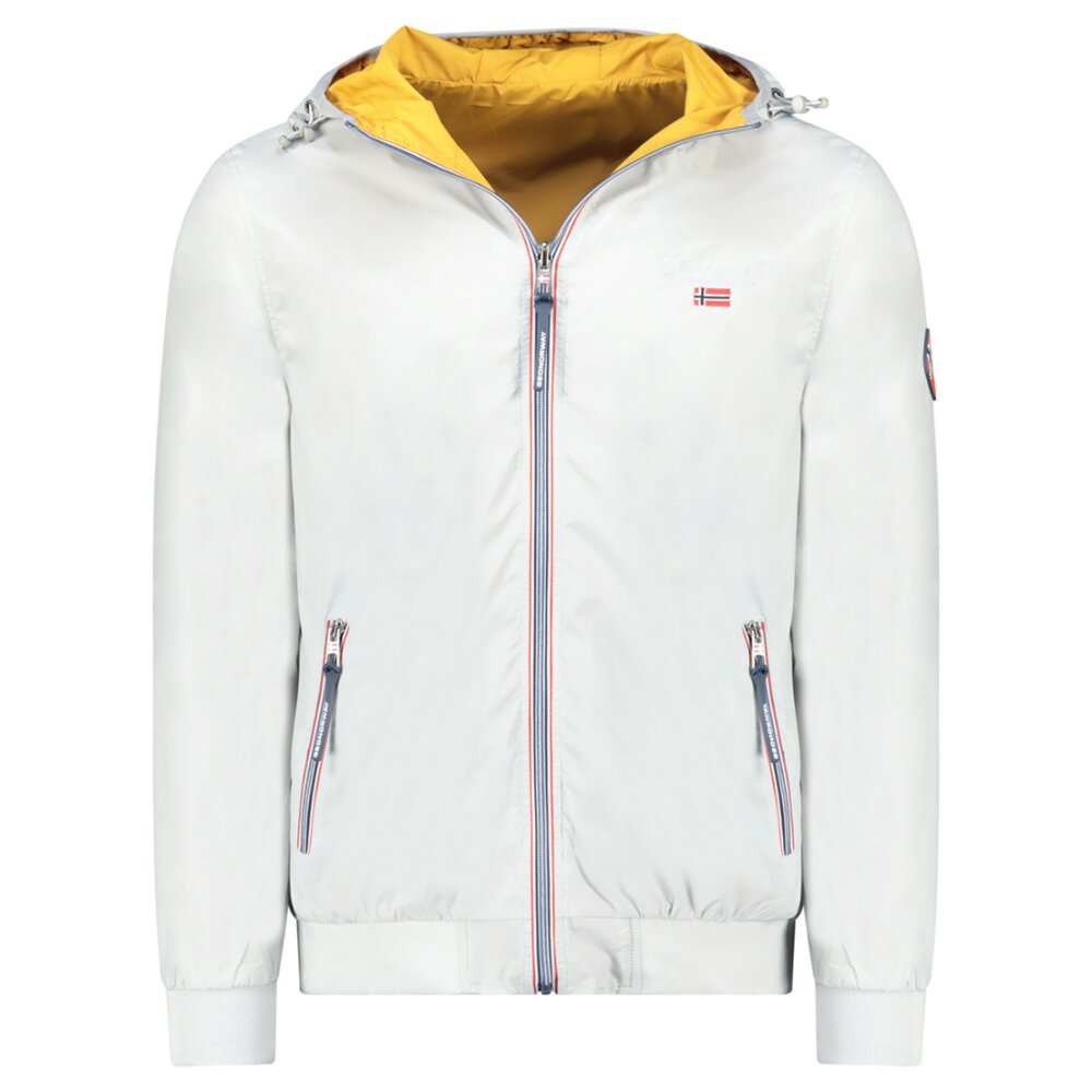Geographical Norway Regular Fit Jacke Herren Wendbar Light Grey 3XL - Arrivial