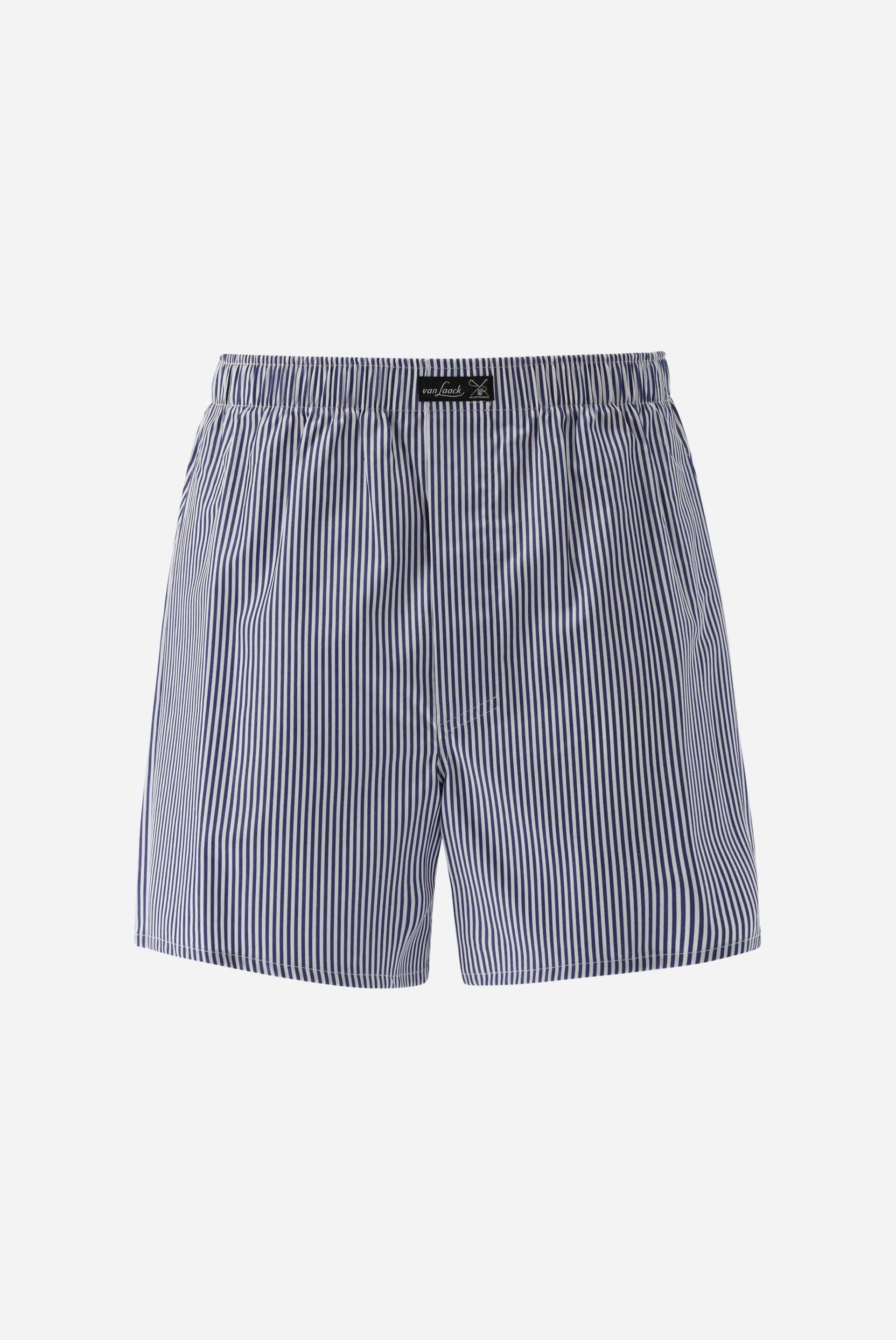 Gestreifte Zwei-Lagen Popeline Boxershorts von van Laack