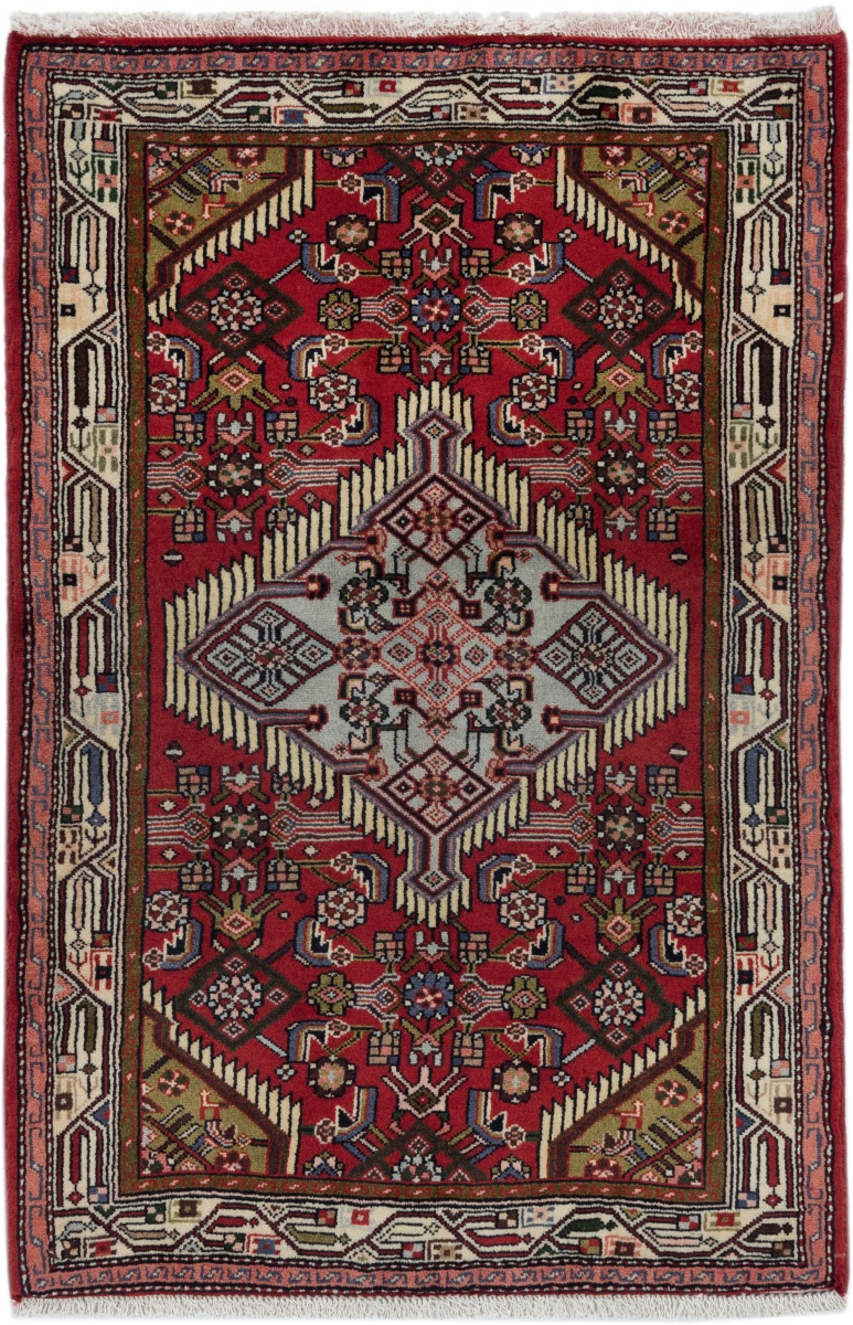 Gholtogh Teppich 80 x 120 Weiss (Iran) Handgeknüpft