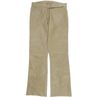 Gipsy Damen Stoffhose, beige, Gr. 0