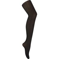 Glänzende Strumpfhose für Frauen | Sock Snob | Chevron-Muster | Glitzernd | Party Saison - Schwarz & Silber (Chevron)