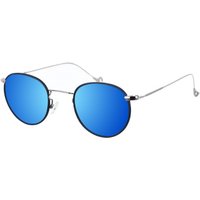 Grazy Frauen runde Form Metall-Sonnenbrille