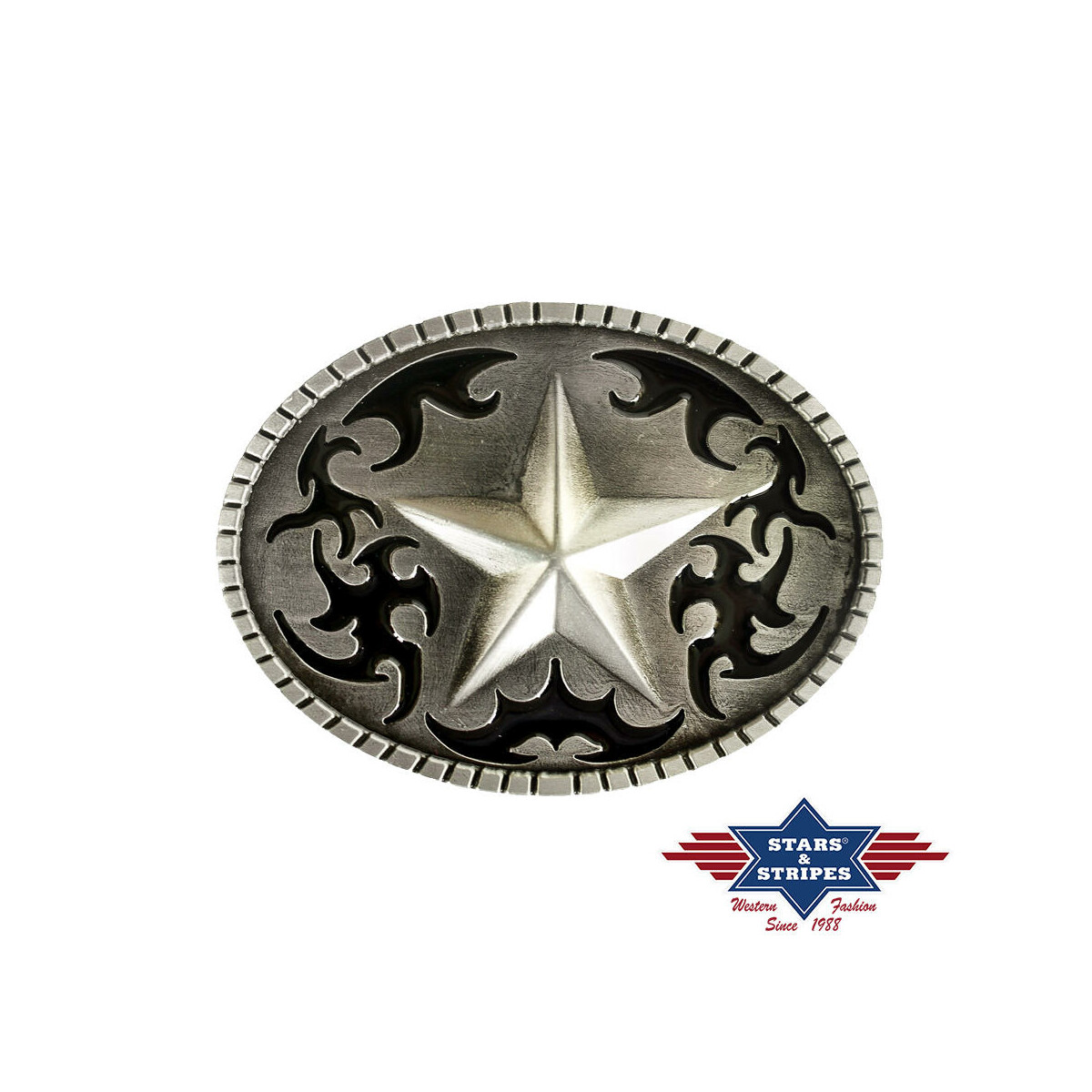 Gürtelschnalle, Buckle Motiv Texas Stern"" von Stars & Stripes