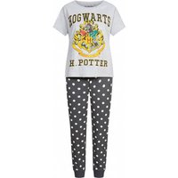 HARRY POTTER Hogwarts Damen Pyjama Set POLPJ285MUL