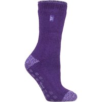 HEAT HOLDERS - Rutschfeste Damen-Thermo-Slipper-Socken mit Griffen