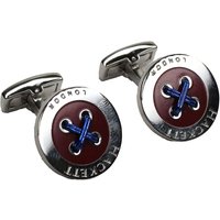 Hackett London 4 Button Hole Mens Red Manschettenknöpfe