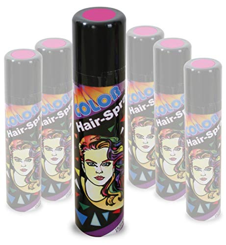 Hair-Color-Spray bunte Farben Haar-Spray Haarschmuck farbiger Spray Regenbogen-Farben (pink)