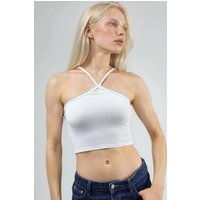 Halter-Neck Ripp-Crop-Top