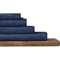 Handtuch Milano 50x100 navy - SCHIESSER Home 50*100 von Schiesser