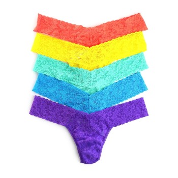Hanky Panky 5-er-Pack Signature Lace Low Rise Thong
