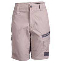 Hard Yakka Raptor Active Baumwoll-Damen-Shorts in Tan, knielang Hard Yakka Raptor Active Baumwoll-Damen-Shorts in Tan, knielang