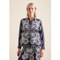 Hemdbluse Damen Dunkelblau