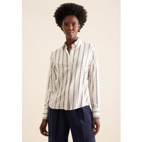 Hemdbluse Damen Ecru