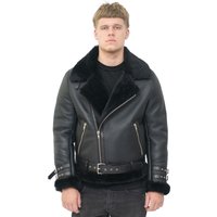 Herren-Bikerjacke aus Schafsleder-Edmonton Herren-Bikerjacke aus Schafsleder-Edmonton