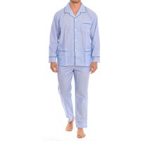 Herren Langarmhemd Schlafanzug KL30192