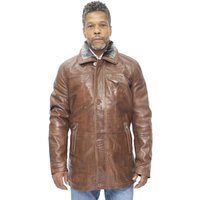 Herren-Leder-Trenchcoat-Aleppo