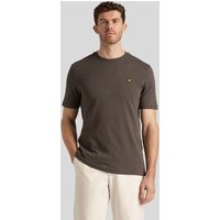 Herren-Lyle & Scott Chunky Slub T-Shirt in Grau